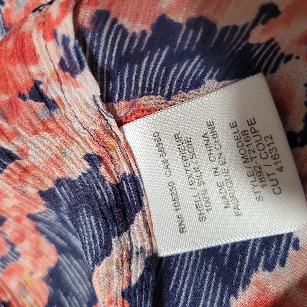 100% silk blouse - Picture 13 of 14